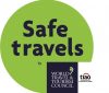 Safe Travels Stamp from The World Travel and Tourism Council Representing Regulated Standards in Safe Travel